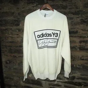 Y-3 | Sweaters | Mens Logo Tech Knit Crew Sweater Slze Large